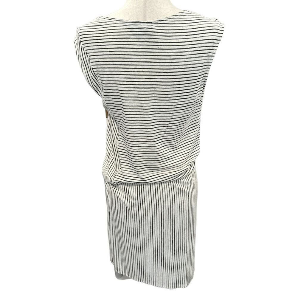 Derek Lam Striped Jersey Knit Drop Waist Dress Size M - Picture 5 of 10